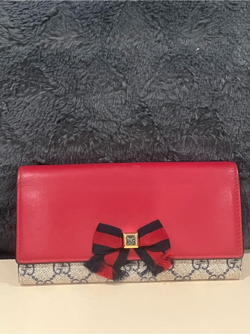 Gucci Bow GG Wallet